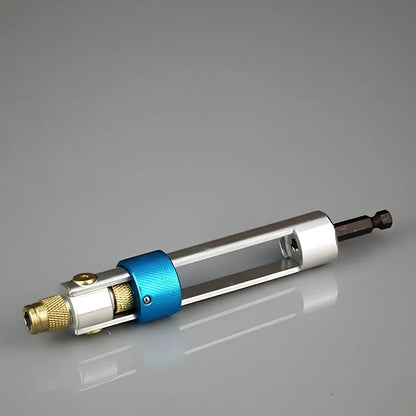 Half Time Drill driver with swivel head and 18 bits including Phillips, flathead, and countersink options