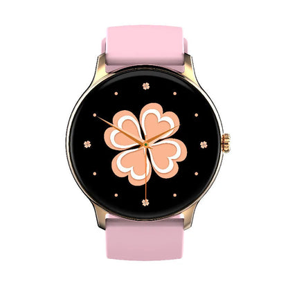 Blood Pressure Health Smart Bluetooth Sports Watch with 1.28-inch screen and silicone wristband