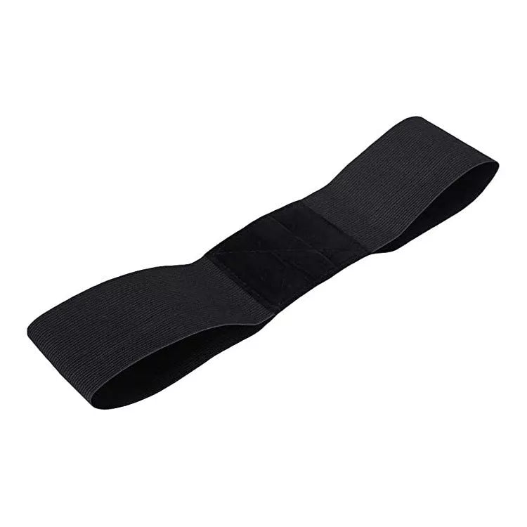 Black Golf Hand Movement Correction Belt with elastic band for swing improvement
