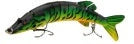 Versatile multistage bionic fishing lure with sleek hydrodynamic profile and mesmerizing flashing action for superior fish-attracting power