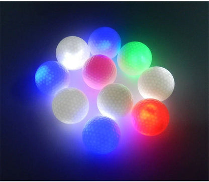 Bright LED Flashing Golf Ball for nighttime play, available in multiple colors.