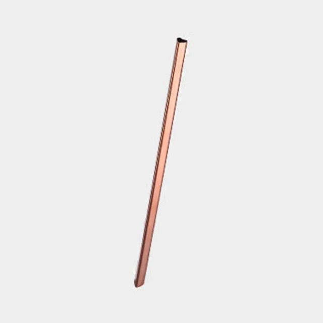 Premium heart-shaped reusable metal drinking straws for bubble tea and other beverages
