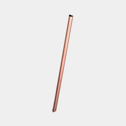 Premium heart-shaped reusable metal drinking straws for bubble tea and other beverages
