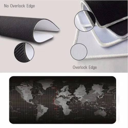 Oversized non-slip rubber keyboard and mouse pad, single-sided, 300x700x2mm desk mat