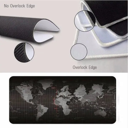 Oversized non-slip rubber keyboard and mouse pad, single-sided, 300x700x2mm desk mat