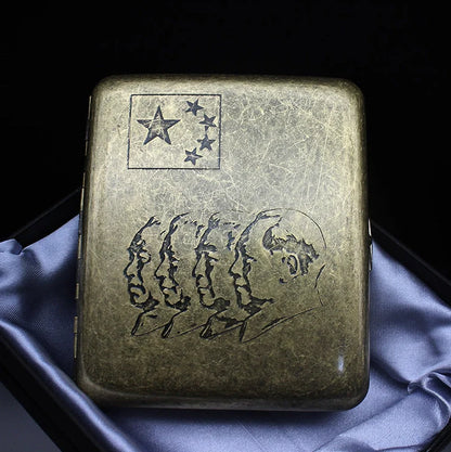 20 stainless steel knurled cigarette holders showing retro metal design with 95mm length and textured grip surface