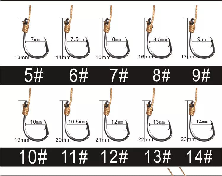 5-hook fishing string accessory for sea fishing made of durable stainless steel