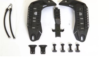 Tactical helmet guide rail 2 slider accessories in black sand army green, 20mm size