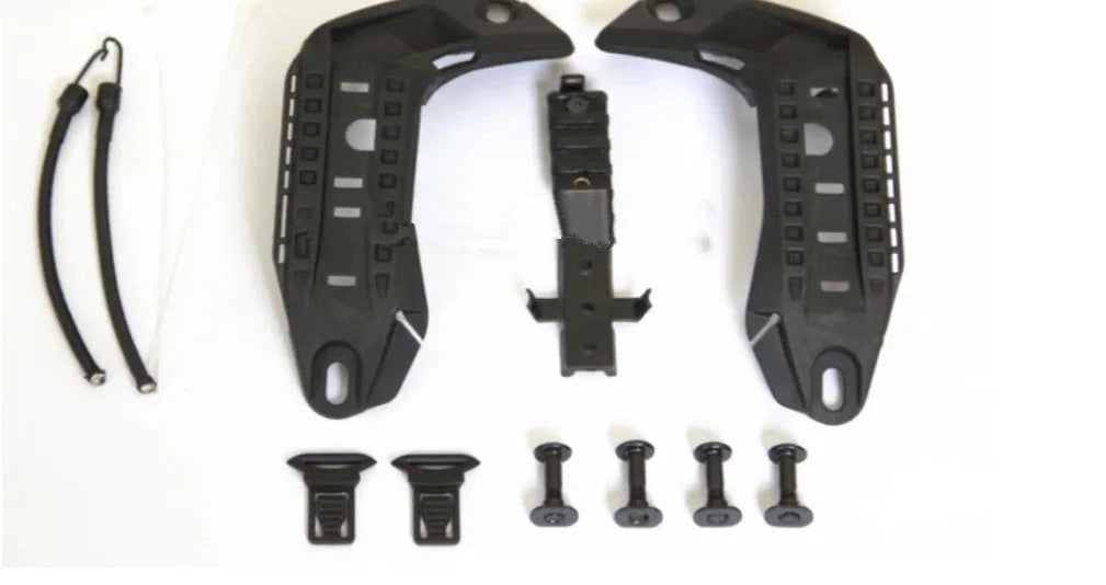 20mm PA tactical helmet guide rail slider accessories in black, sand, and army green for 2000 series helmets