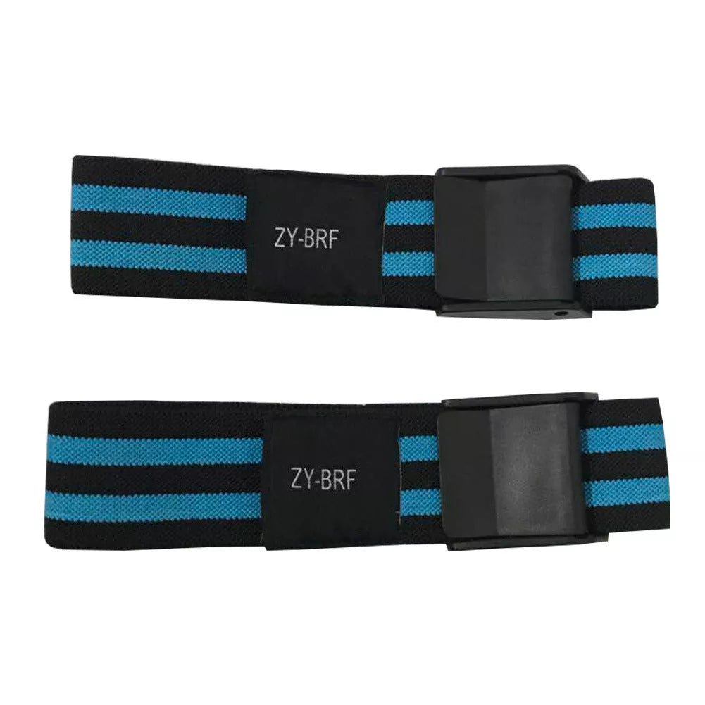 Blood Flow Restriction Training Belt with natural latex wire elastic band for effective workouts