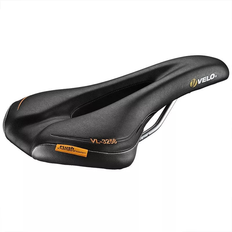 VELO mountain bike seat cushion with ventilation and shock absorption features