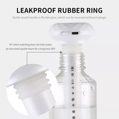 Donut mini humidifier USB car sprayer with compact design and unlimited water capacity