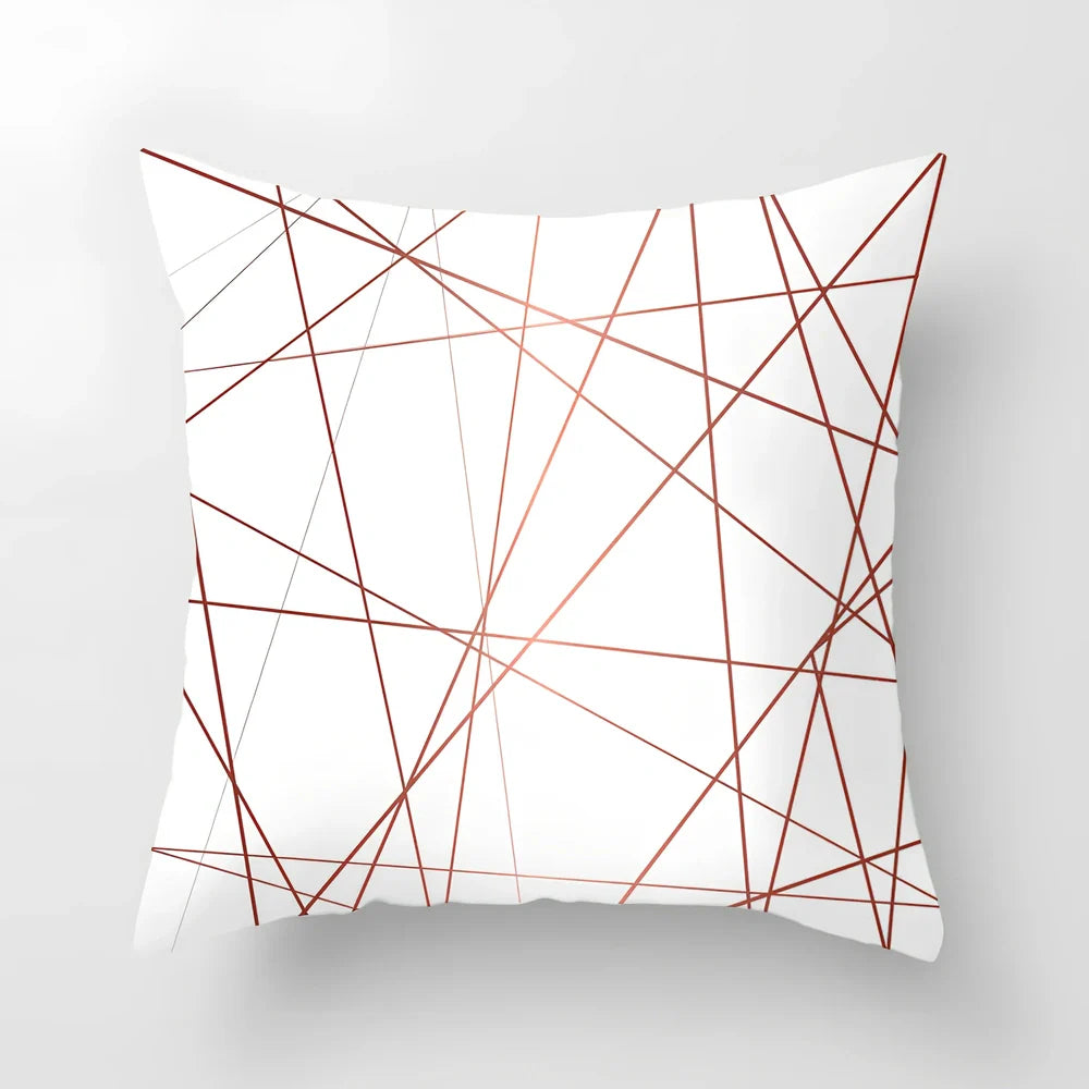 45x45cm pink sofa cushion cover with peach skin fabric texture