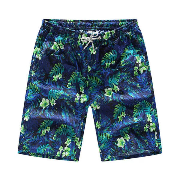 Summer beach casual shorts in various colors and sizes, made from quick-dry polyester fiber