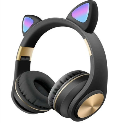 Wireless Cat Ear Bluetooth Headset in various colors with 10-meter range