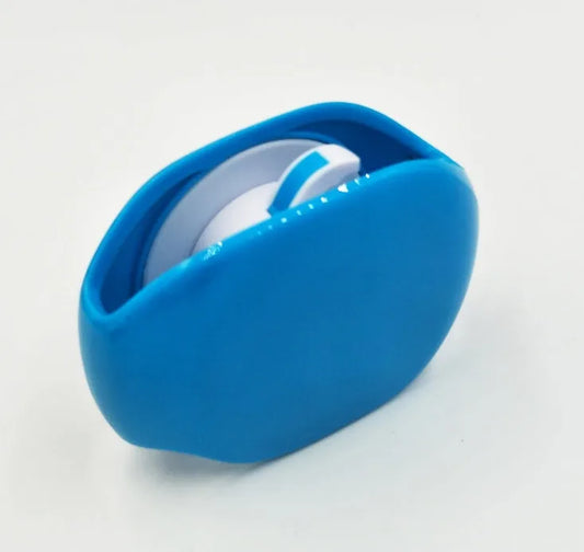 Automatic earphone retractor winder in black colour with 72mm by 52mm by 28mm dimensions