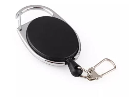 4-in-1 Fishing Knot Tyer Tool with stainless steel body and nubuck leather handle