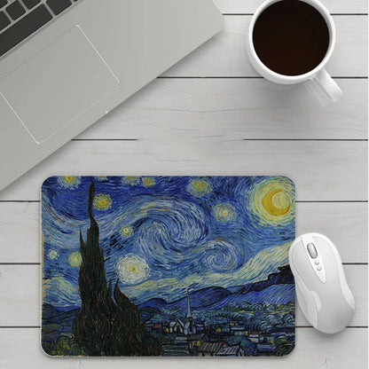 Customisable thick cartoon mouse pad with non-slip base, showing sample patterns like strawberry, cat, and whale designs.