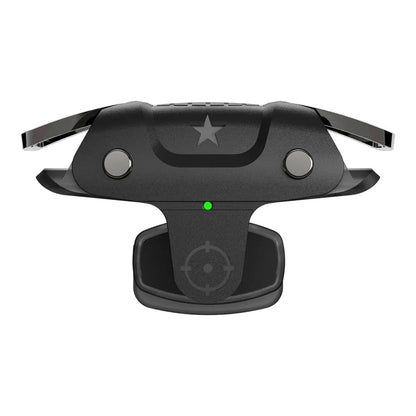 Black F5 wired game controller for mobile phones, showing joystick and buttons