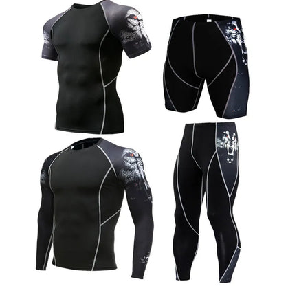 Quick-drying running suit in blue, made from milk silk and 90% polyester, available in multiple sizes and colours.