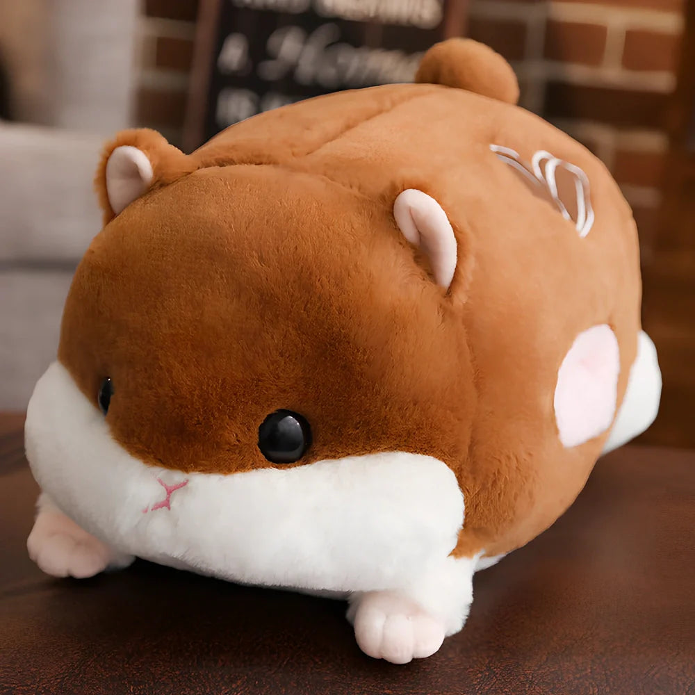 Cotton hamster pillow in selected colour with PP cotton filling showing size options