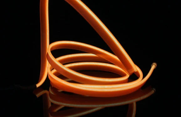 Flexible LED strip lights in various colors for neon party decor, bicycle, and dance lighting