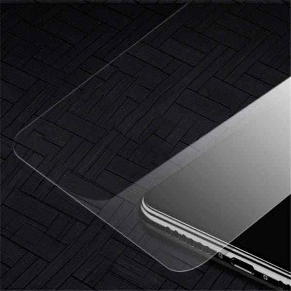 Premium tempered glass screen protector for iPhone, scratch and fingerprint resistant