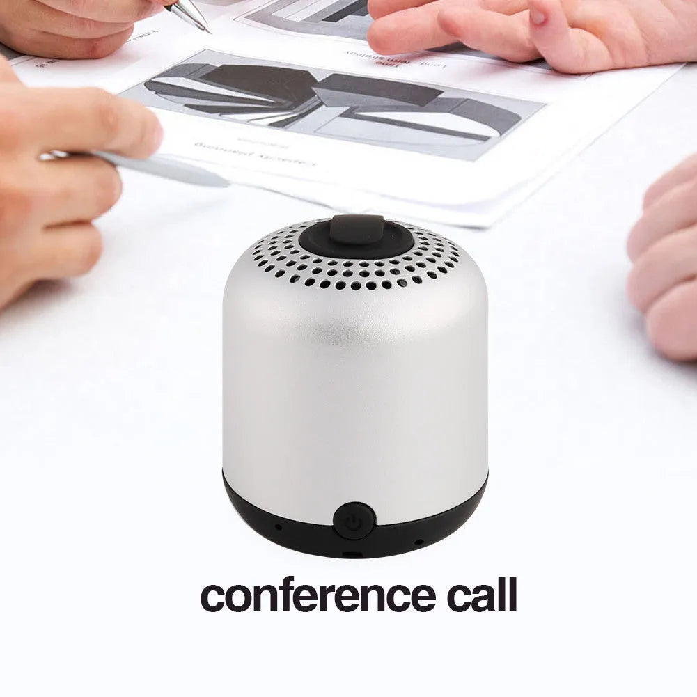 Hieha XQ11 cylindrical portable Bluetooth speaker in black, gold, pink, red, or silver.