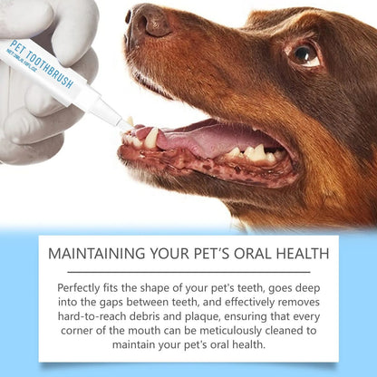 Soft Breath Care Pet Toothbrush Pen 3ml with brush applicator for dog and cat dental cleaning