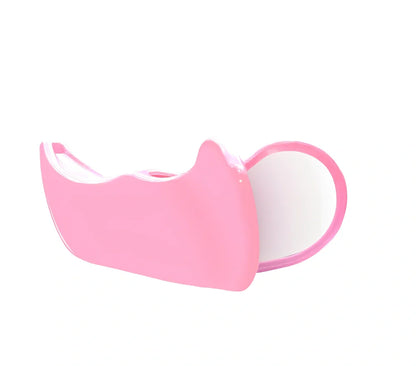 Steel-reinforced pelvic correction trainer in navy blue colour for hip line shaping and posture improvement