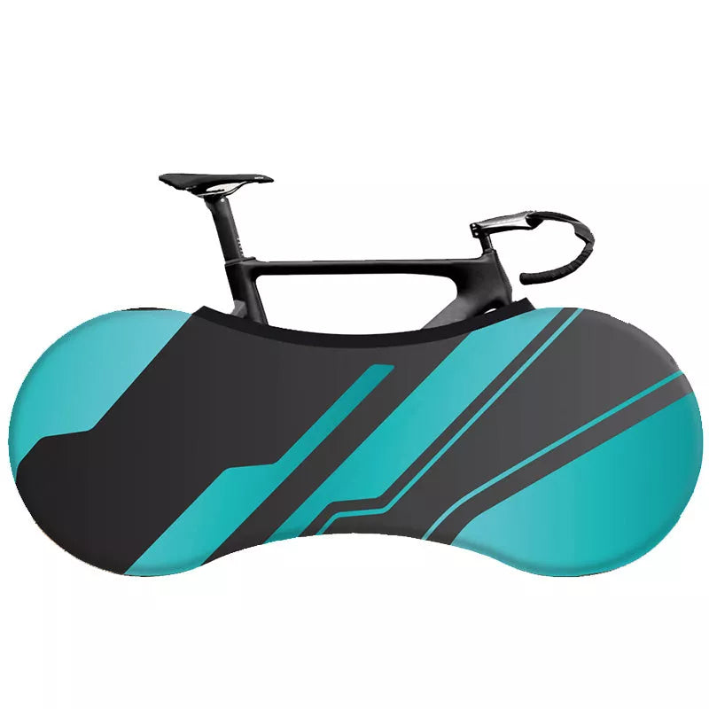 Customizable bicycle tyre cover with super elasticity for durable tyre protection