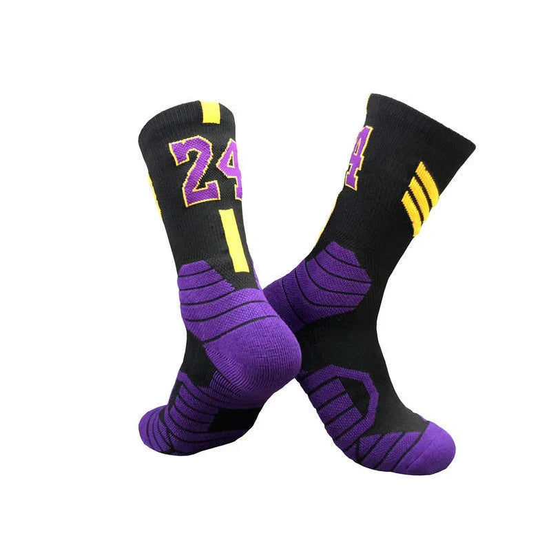 Premium basketball socks with moisture-wicking technology and supportive fit for enhanced sports performance