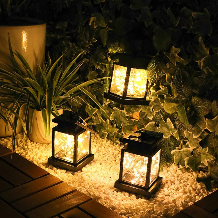 Black solar wind lamp, ABS plastic, 90mm diameter, 128mm height, warm white LED, IPX4 waterproof, for outdoor courtyard use.
