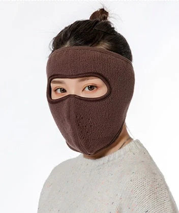 Breathable autumn and winter face masks made of premium microfiber for warmth and style