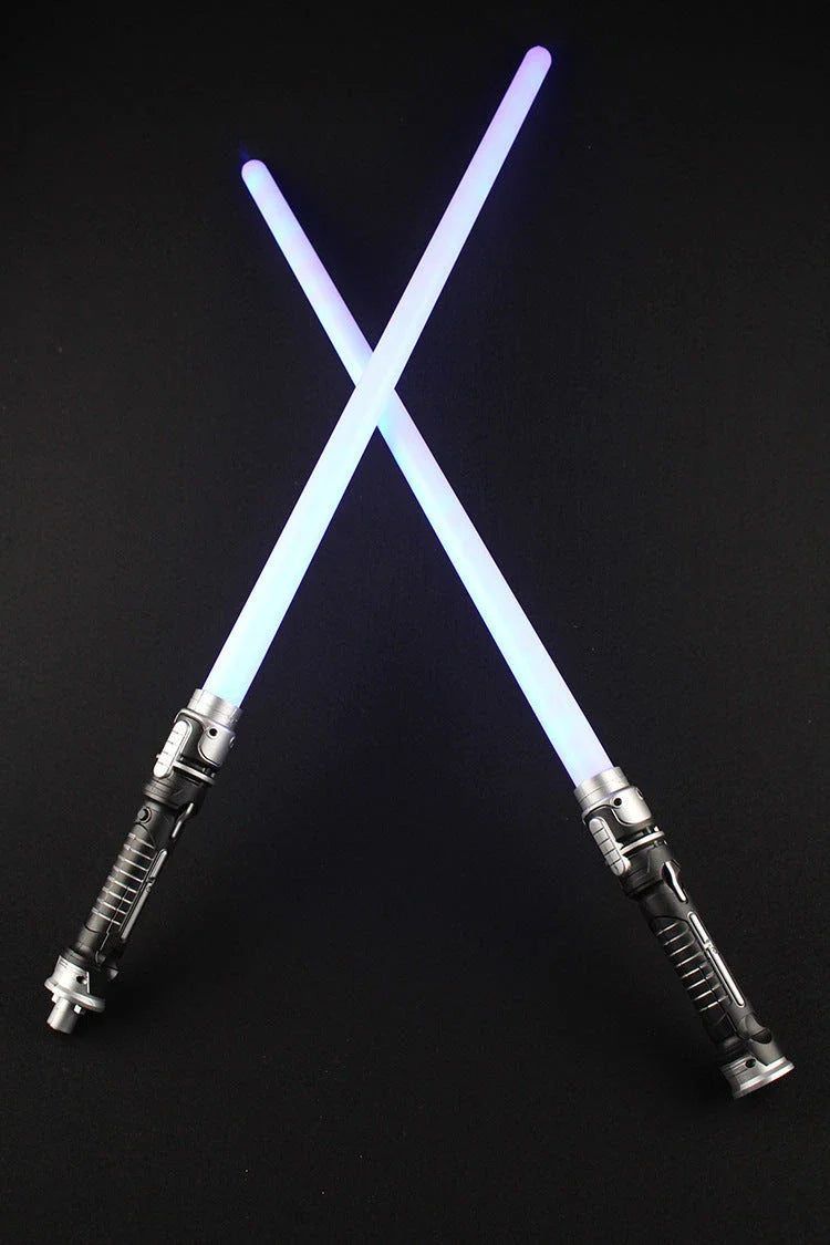 Illuminating light-up laser sword toy with glowing blade and sound effects for imaginative play and Jedi-inspired adventures