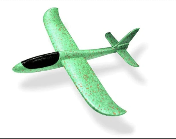 Luminous Hand Launch Flying Foam Airplane with built-in lights for night flying