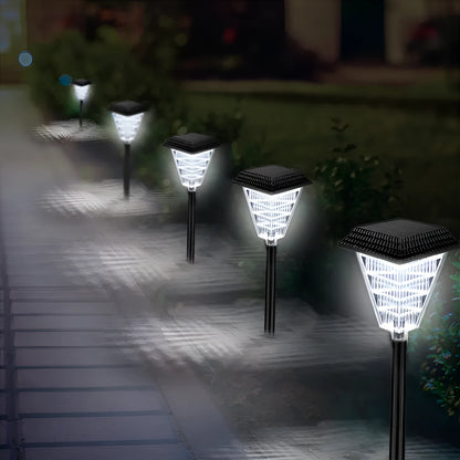 TS-S5103 solar garden light with 12 LED lights and IP65 waterproof outdoor construction