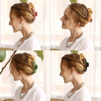 Candy-colored ponytail clip hair accessory in various vibrant colors, perfect for showers and styling