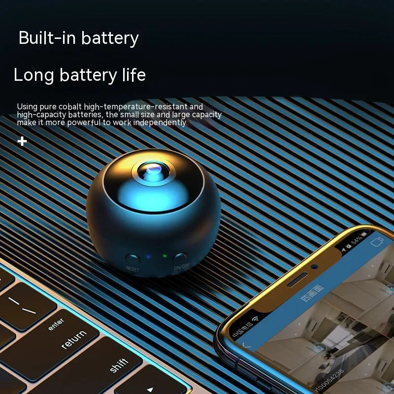 1080p wireless WIFI surveillance camera with ABS housing and 3.6 degree lens for indoor security monitoring
