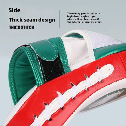 Vertical gold or green PU baffle target for boxing and Sanda training at home