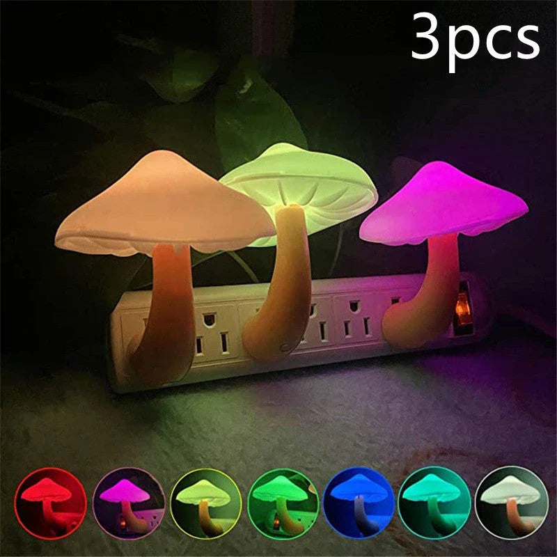 Cozy Bedroom LED Night Light with Motion Sensor - Warm, Energy-Efficient Lighting for Relaxation