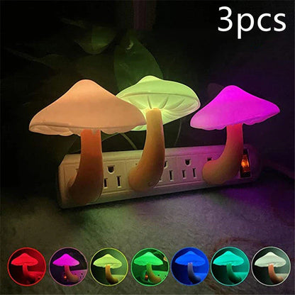 Cozy Bedroom LED Night Light with Motion Sensor - Warm, Energy-Efficient Lighting for Relaxation