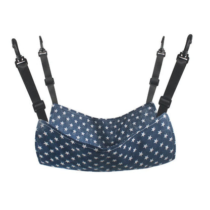Cozy lamb fleece cat hammock bed for indoor pets, available in multiple sizes and colors
