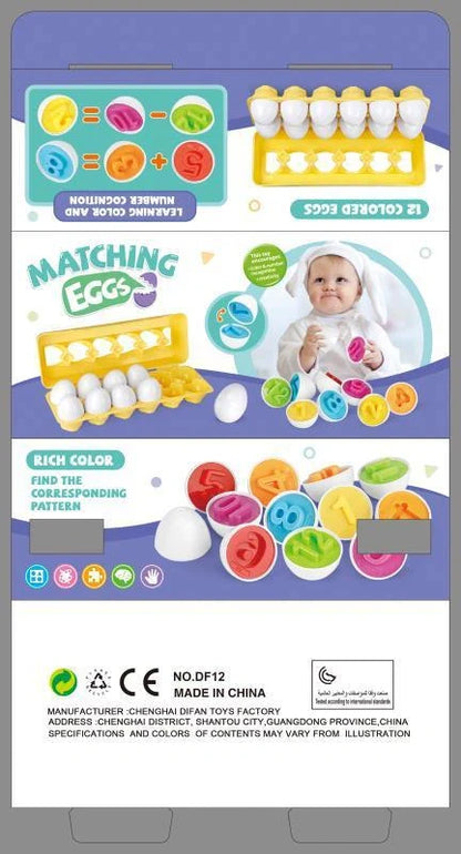 Smart Egg Toy educational shape matching game for kids, safe BPA-free plastic