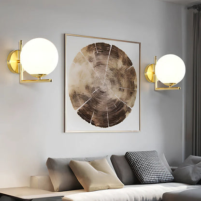 Round petal-shaped glass wall lamp with remote control, 15cm diameter by 18cm height