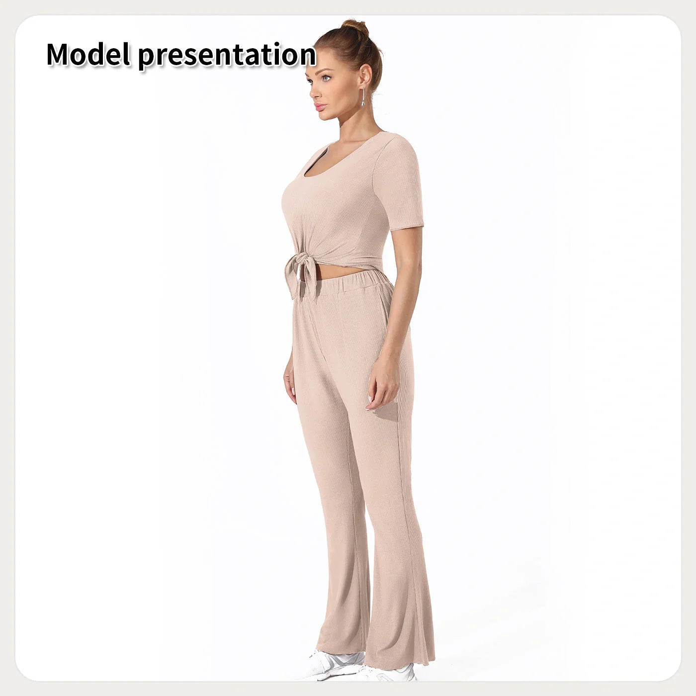 Dark green top and pants set with breathable fabric, available in sizes S to 3XL