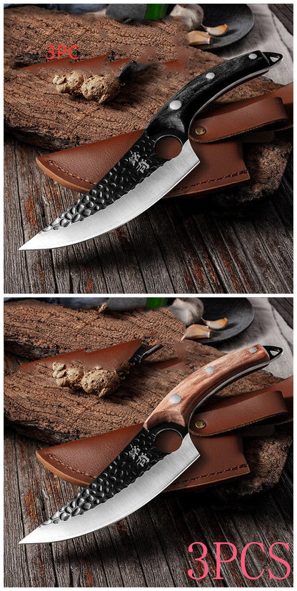 Handcrafted stainless steel boning knife with ergonomic handle for precision cooking tasks
