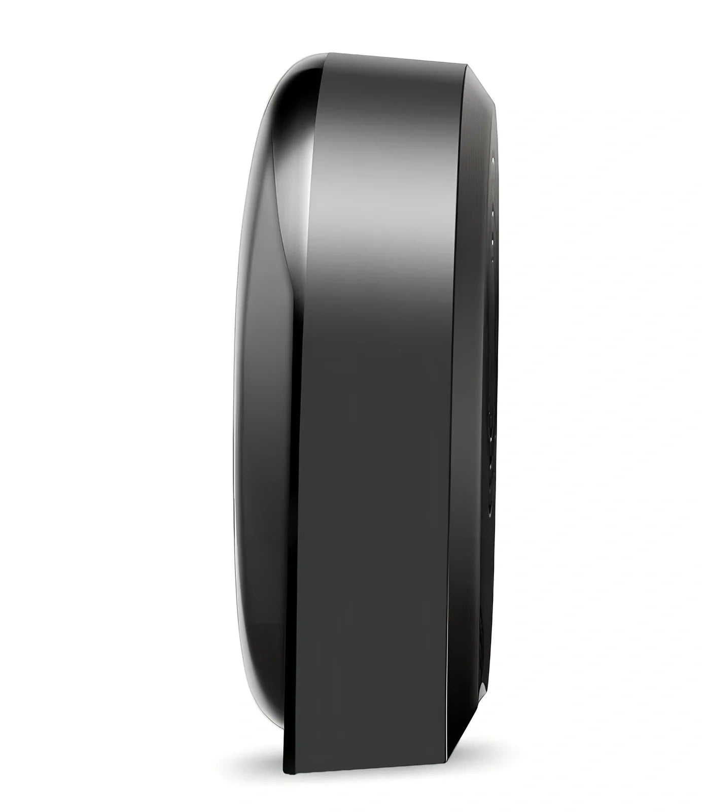 Smart weather forecast clock showing temperature, humidity, and weather conditions with wireless outdoor sensor