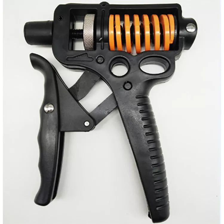 Adjustable Finger Trainer in black for grip strength and hand health