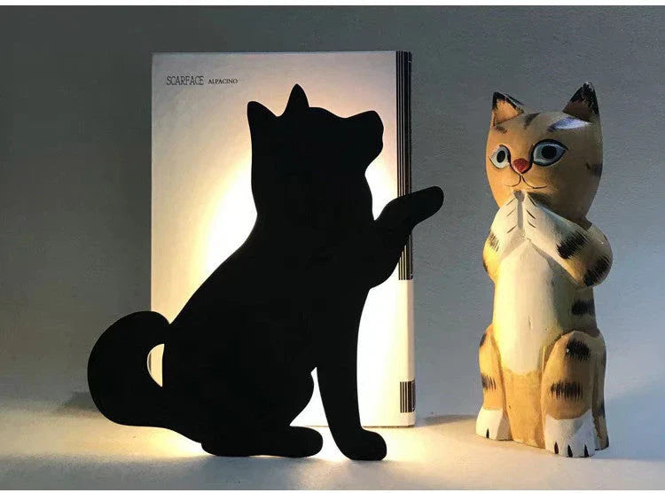 Illuminating pet-themed night light with smart sound sensor and customizable design